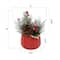 Christmas Mix In Red Ceramic Sweater Pot